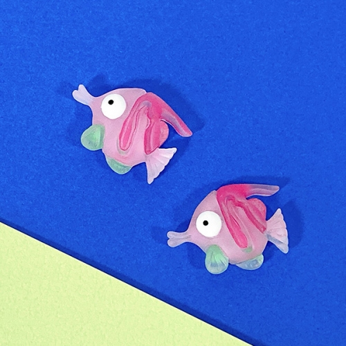 [탑키드] 분홍 열대어 비즈 (10개입)