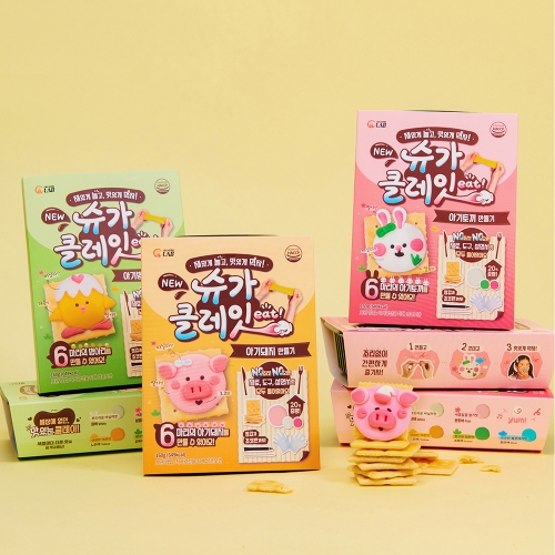 [쿠키만들기]슈가클레잇 아기동물 시리즈 3종세트(아기토끼, 아기병아리, 아기돼지)