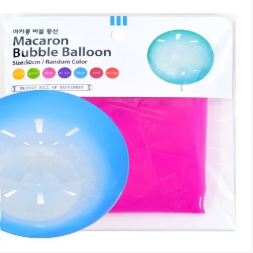 50cm 마카롱 버블풍선 (1입)