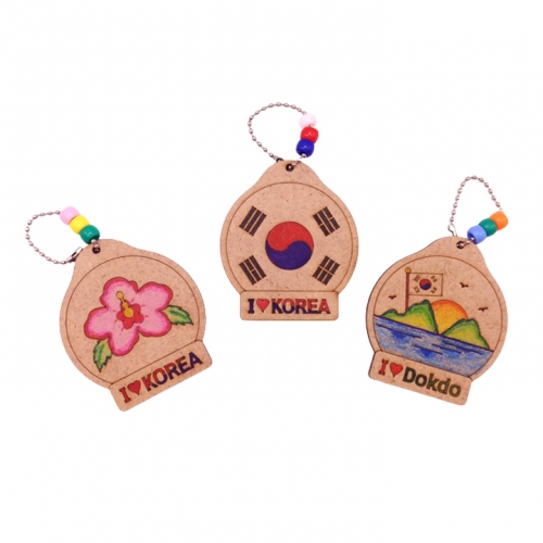 [해피메이크]나라사랑(태극기,무궁화,독도)가방고리(3종 택1)/우리나라