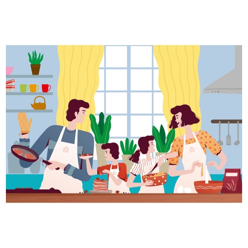 [키즈토이] 요리활동 배경 현수막 541 역할놀이 현수막
