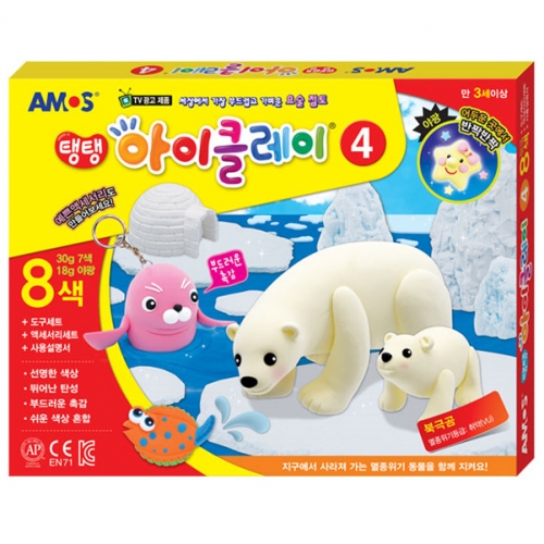 [아모스] 아이클레이 4번 30g*8색