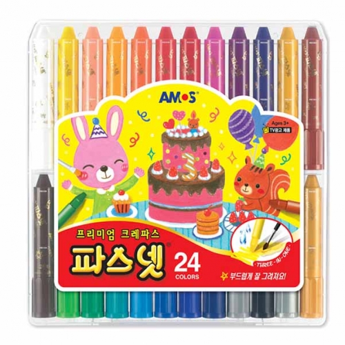 [아모스] 파스넷 24색