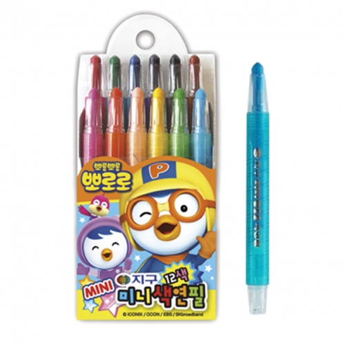 [지구화학] 뽀로로 미니색연필 12색