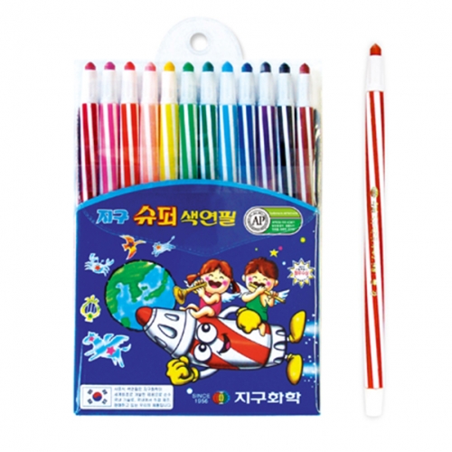 [지구화학] 학생용슈퍼색연필 12색
