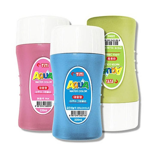 [티티경인] 아쿠아물감 그림물감 220ml 14색
