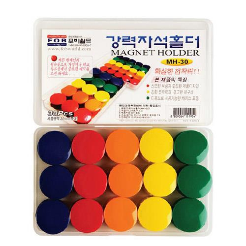 [포비월드] 칼라자석 MH-30 특대3.8cm 30개