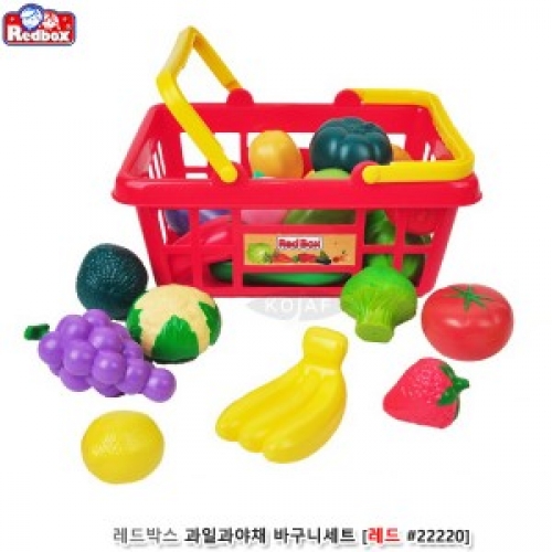 과일과야채바구니세트(25P)(레드)