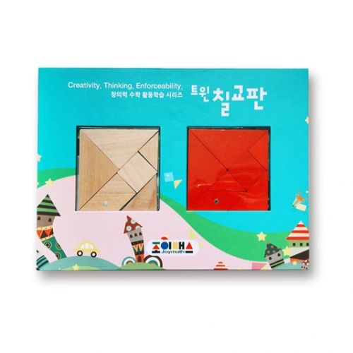 [조이매스] 자석 트윈칠교판 [2색 14조각]