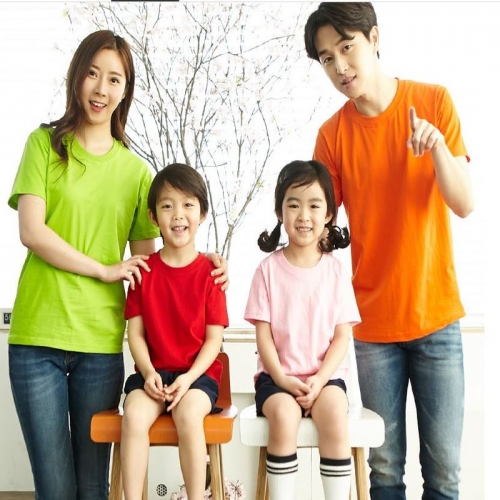 국내산 30수 순면 무지티 라운드티셔츠 반팔 (9색)