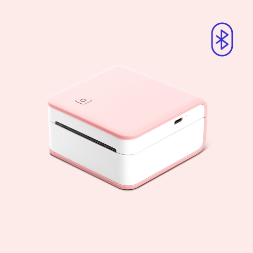 [샌디마로] 블루투스 어플로 간편하게 포토프린터+라벨프린터 샌디마로 핑크 sandymaro(Pink)