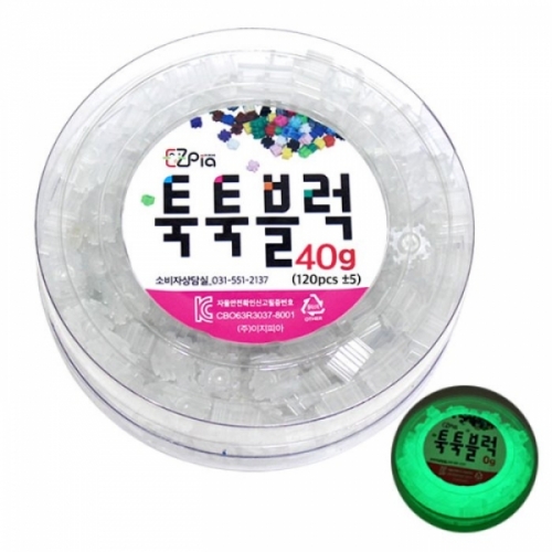 이지 툭툭블럭 40g 리필 (야광)