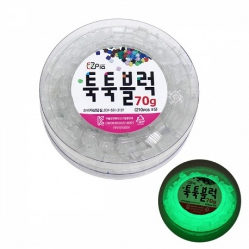 이지 툭툭블럭 70g 리필 (야광)