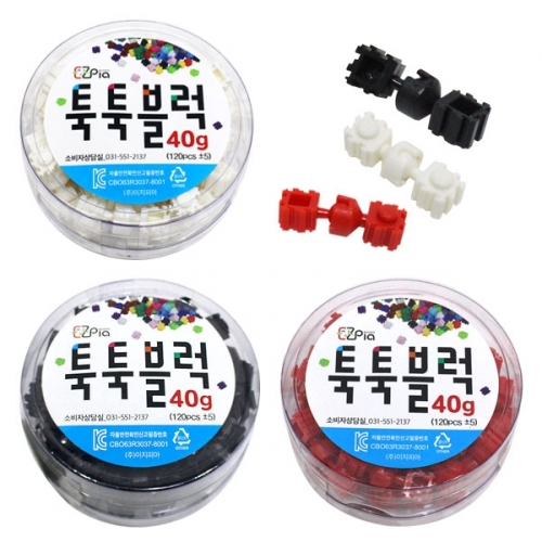 이지 툭툭블럭 40g 리필 (관절블럭 3색)