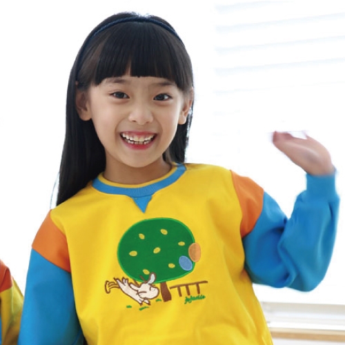 [키즈토이] 3103 노랑 / 어린이집 유치원 활동복 원복 긴팔 체육복 신학기 개원 원아 용품