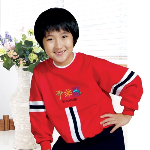 [키즈토이] 6107 빨강 / 어린이집 유치원 활동복 원복 긴팔 체육복 신학기 개원 원아 용품