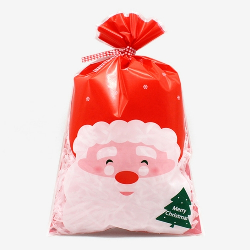크리스마스포장 메리산타비접착봉투 10장