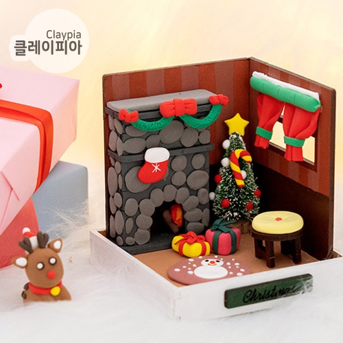 232 클레이 크리스마스 미니룸 만들기