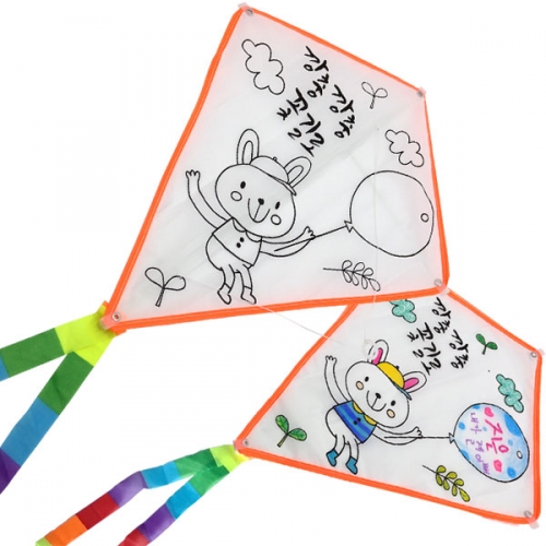 깡충깡충 토끼 가오리연