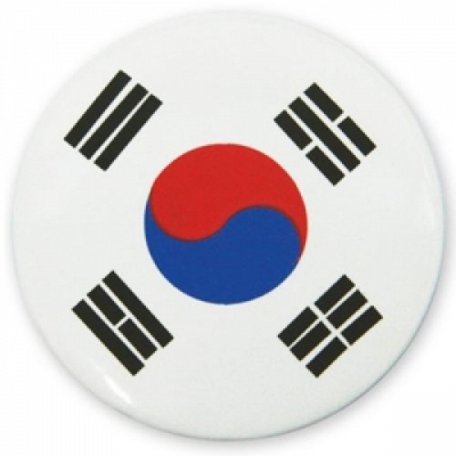 [유니아트] 우리나라 태극기 뱃지 꾸미기 (지름 약7.5cm)