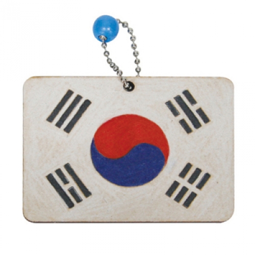 [유니아트] 가방고리 만들기_태극기 (8X6cm)