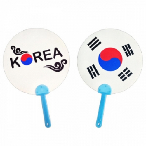 [유니아트] 우리나라 태극기 부채 만들기 (19X27cm)
