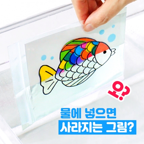차이의 놀이 물에 넣으면 사라지는 마술 비밀 그림 놀이