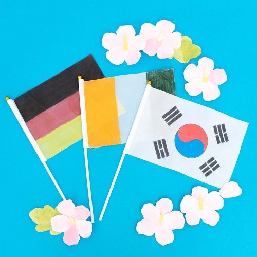 미니태극기만들기