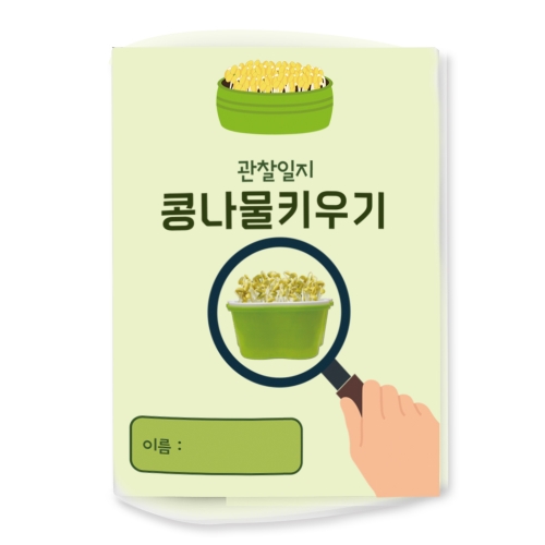 초간단 콩나물 키우기 키트(관찰일지포함)
