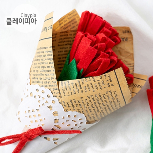 250 펠트 꽃다발 카네이션 만들기 어버이날