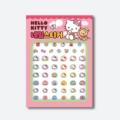 산리오캐릭터즈 헬로키티 네일스티커 손톱 꾸미기_아이누리