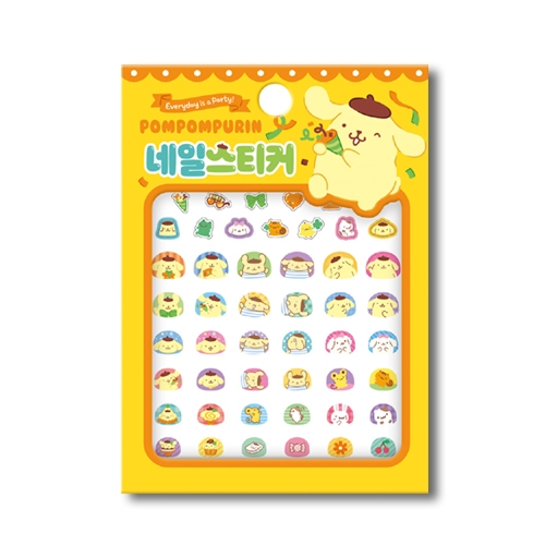 산리오캐릭터즈 폼폼푸린 네일스티커 손톱 스티커_아이누리