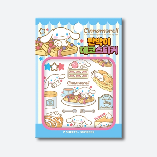 산리오캐릭터즈 시나모롤 판박이 데코스티커 마스크 판박이 스티커_아이누리