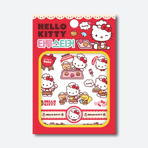 산리오 캐릭터즈 헬로키티 타투스티커_아이누리