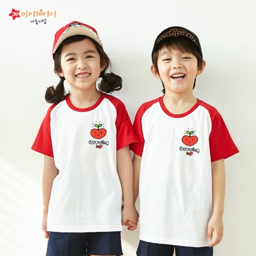 국내산 순면 나그랑 아트 티셔츠 반팔 _모두의사랑으로 _ 사랑쑥쑥 ☆심플디자인☆