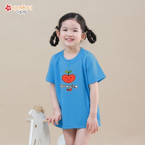 국내산 쿨론 100％ 아트 디자인 반팔_ 모두의사랑으로 _ 사랑쑥쑥