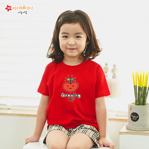 국내산 쿨론 100％ 아트 디자인 반팔_ 모두의사랑으로 _ 사랑쑥쑥
