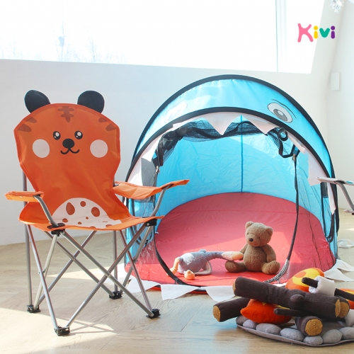 [키즈비전] 키비 애니멀 접이식의자 캠핑의자