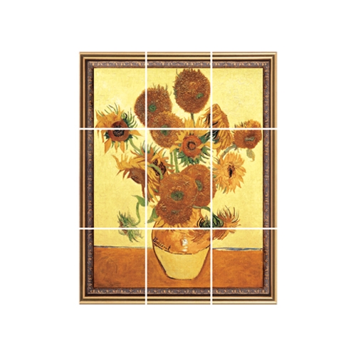 (스티커몰)명화타일 고흐 해바라기 CSFM-5