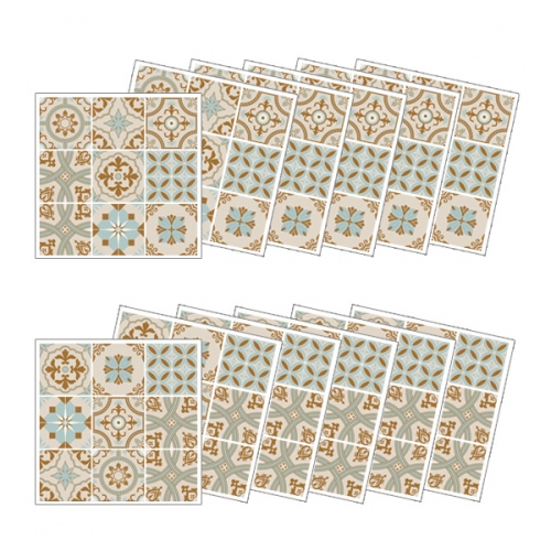 (스티커몰)모던TILE12PCS 유러피언옐로우 GS-12705