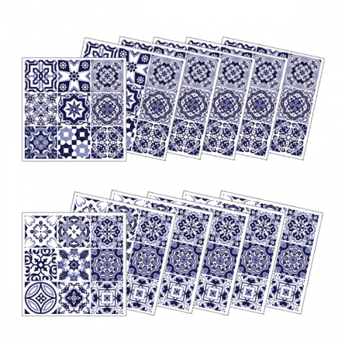 (스티커몰)모던TILE12PCS 유러피언네이비 GS-12707