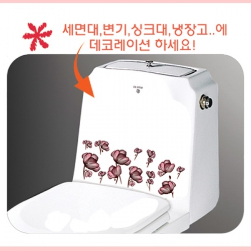 (스티커몰)홈코디(2매) 로망 양귀비 TL-17075