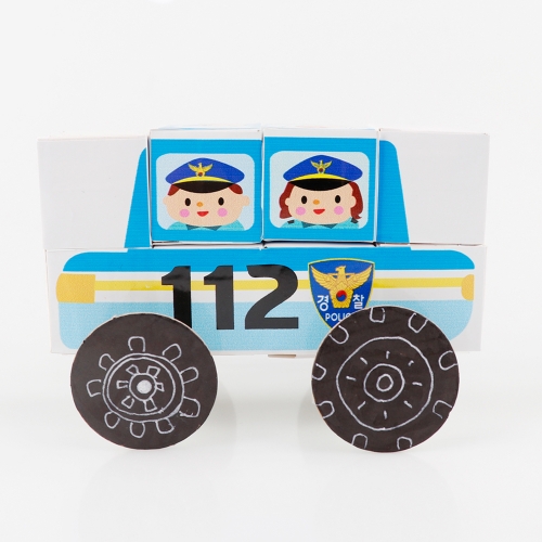 메이크문구 DIY652 내맘대로자동차만들기 경찰차