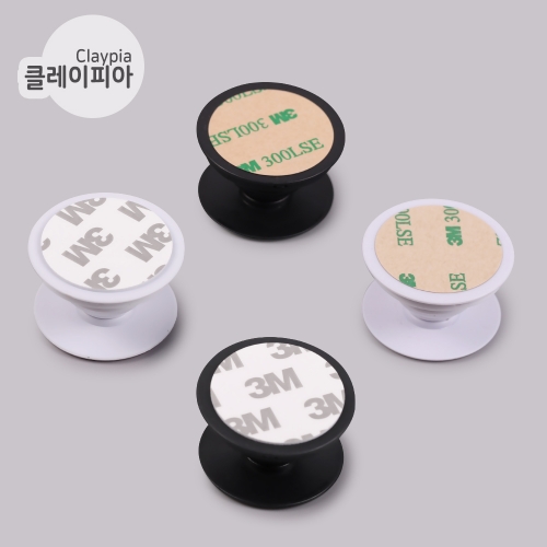 (5개입) 그립톡 만들기 원형 재료 클레이톡 5종