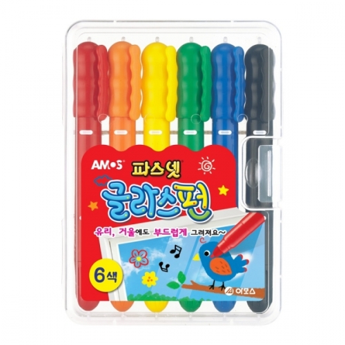 [아모스]파스넷 글라스펀 6색