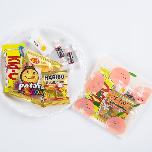 [답례품 구디백] 과일 친구 간식팩+무료스티커 졸업 입학 스티커 생일 간식 선물 방학 축하 G_GI0025