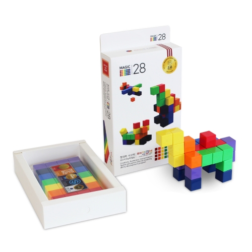 매직큐브 큐블로 국내생산 자석블럭 매직28pcs 모음 / 활동카드 옵션