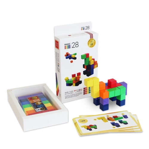 매직큐브 큐블로 국내생산 자석블럭 매직28pcs 모음 / 활동카드 옵션
