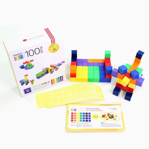 매직큐브 큐블로 국내생산 자석블럭 큐블로100 PLUS case / CL100PB