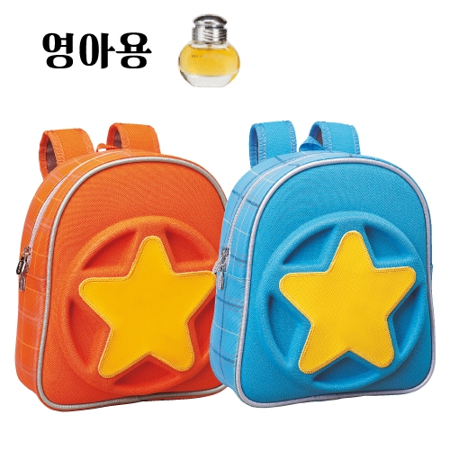 STs시리즈 영아용 체크 별성형 향기가방 어린이집 유치원 교회 학교 학원 배낭 크로스백 백팩 보조가방 주일학교 가방 - 20개 이상 무료 원명 인쇄